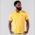 thumbnail image 1 of Woodpecker Premium Men's Polo Golf Shirt. 100% Peruvian Cotton Made in Peru With The Finest Cotton. Yellow Canary color. Size XXL, 1 of 7