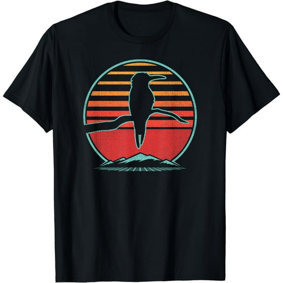 Woodpecker Retro Vintage 80s Style Birding Gift T-Shirt
