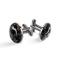 thumbnail image 1 of Woodpecker Stylish Stainless Steel Cufflinks for Men, Ideal Shirt Cufflink for Formal Events, 1 of 6