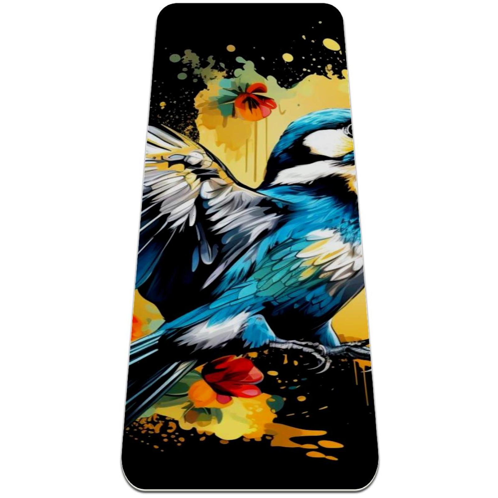 Extra Thick Yoga Mat - 1/2 Inch NBR Foam Exercise Mat 72x24 Inches