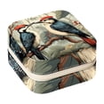 thumbnail image 1 of Woodpecker Travel Portable Decorative Box - Square Jewelry Storage and Organizer Box for Rings, Earrings, Necklaces, and Bracelets - Suitable for Girls and Women - Necklace Organizer Box, 1 of 6