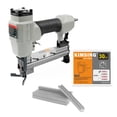 thumbnail image 1 of Woodpecker V1015 Pneumatic Picture Frame V Nailer Kit with 5/16'' V Nails × 4,000PCS, 1 of 5