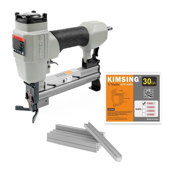 Woodpecker V1015 Pneumatic Picture Frame V Nailer Kit with 5/16'' V Nails × 4,000PCS