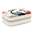 thumbnail image 1 of Woodpecker Velvet Portable Jewelry Organizer Box with Removable Compartment - Gift and Jewelry Display, 1 of 7