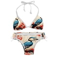 thumbnail image 1 of Woodpecker Women's Swimwear Bikini Set with Detachable Sponge and Adjustable Strap - Two-Pack, Beach Vacation-ready, 1 of 6