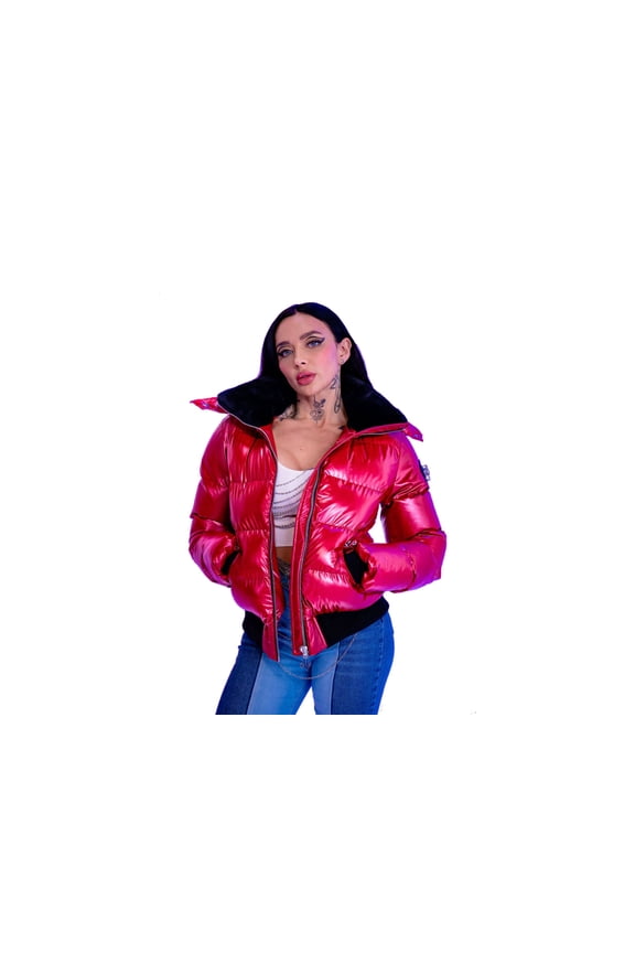 Woody Bomber Jacket - Women's, Raspberry, Large