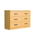 thumbnail image 1 of Woodpeckers Furniture And Mattress Double Dresser 6 Drawer DD (Beech), 1 of 2