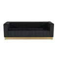 thumbnail image 1 of Foxy Velvet Sofa in Dark Brown, 1 of 2