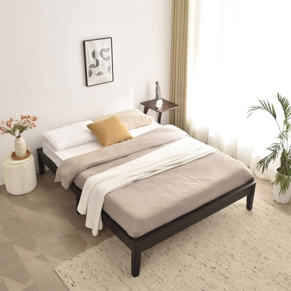 Stella Solid Pine Wood Platform Bed Frame