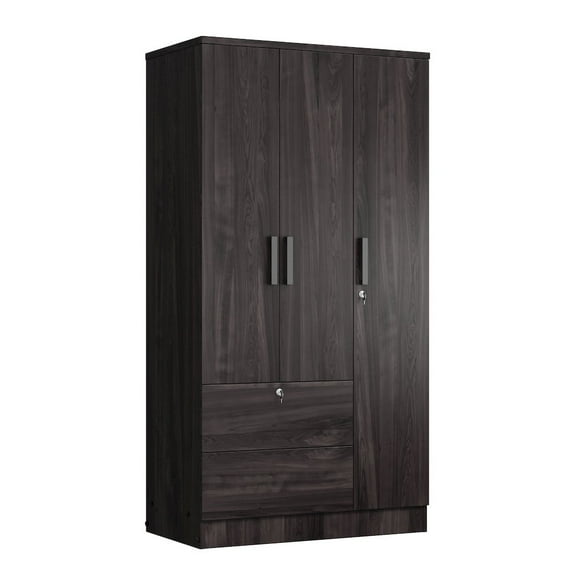Woodpeckers Furniture and Mattress Symphony Wardrobe Closet with Two Drawers