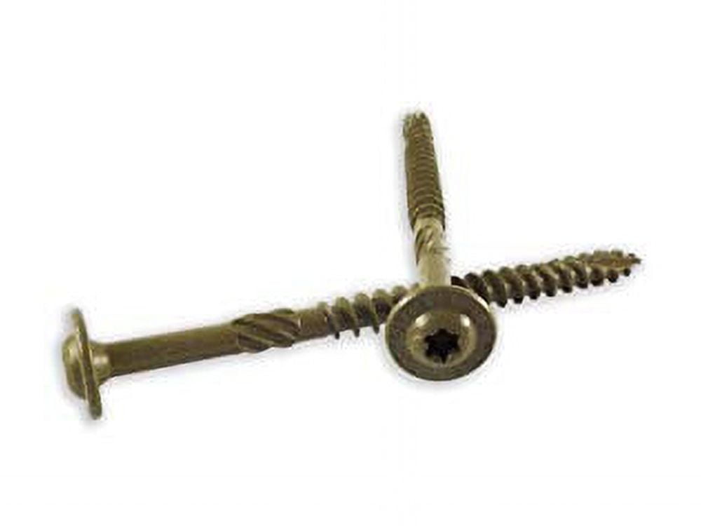 WoodPro Fasteners ST516X318B 5/16-Inch by 3-1/8-Inch Length Round Washer Head Exterior Wood Screws, 250-Pack