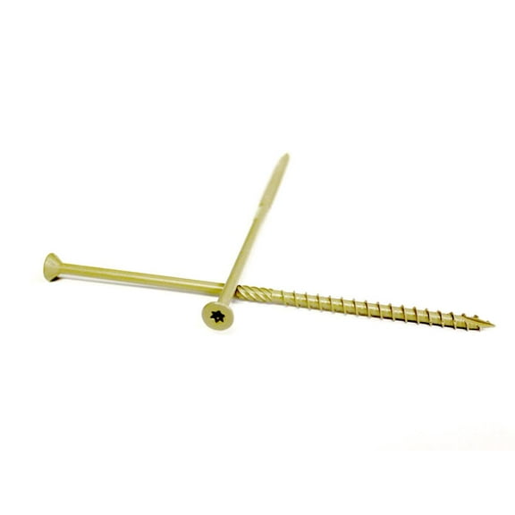 Woodpro (50) #12 X 10 In. All Purpose Wood Screws