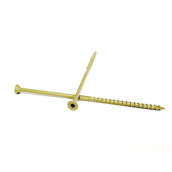 Woodpro (50) #12 X 12 In. All Purpose Wood Screws