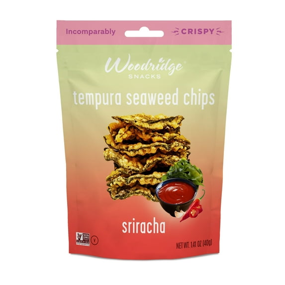 Woodridge Sriracha Tempura Seaweed Chips, 1.41 oz