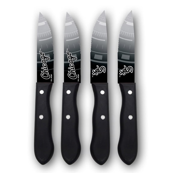 Woodrow Chicago White Sox 4-Piece Stainless Steel Steak Knife Set