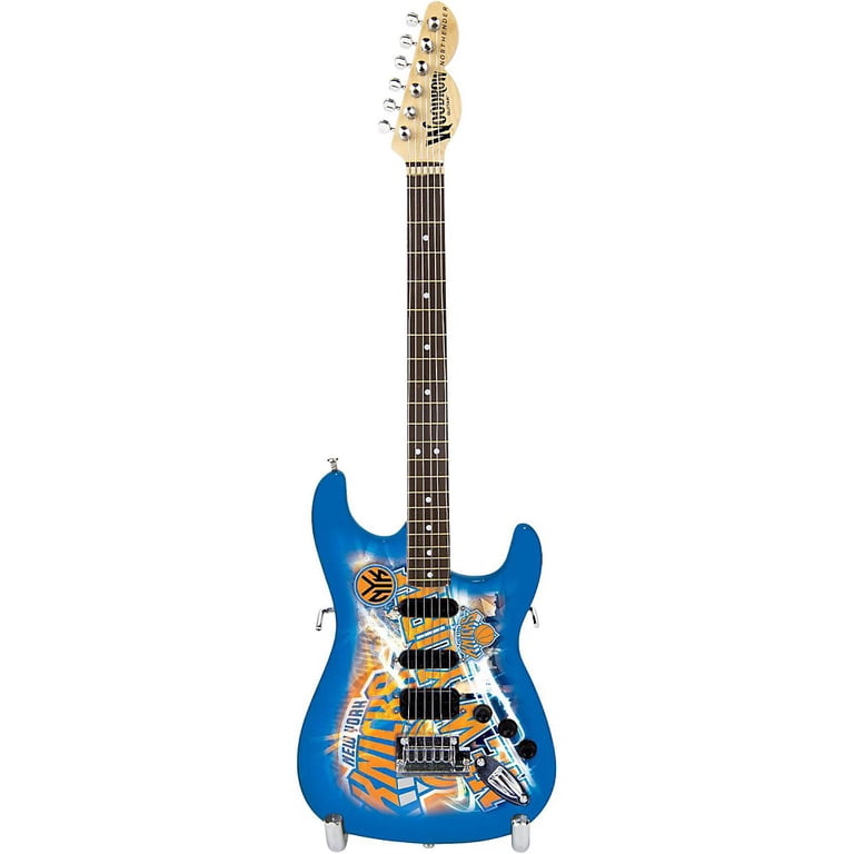Woodrow Guitars NBA 10 Inch Mini Guitar Collectible New York
