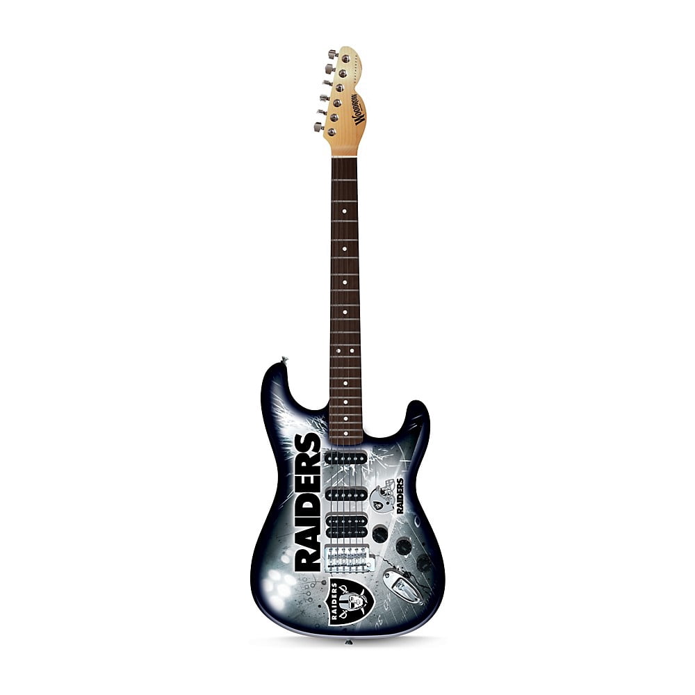 Woodrow Guitars NFL Northender Electric Guitar Oakland Raiders