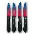 thumbnail image 1 of Woodrow Los Angeles Angels 4-Piece Stainless Steel Steak Knife Set, 1 of 2