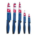 thumbnail image 1 of Woodrow Texas Rangers 5-Piece Stainless Steel Cutlery Knife Set, 1 of 2