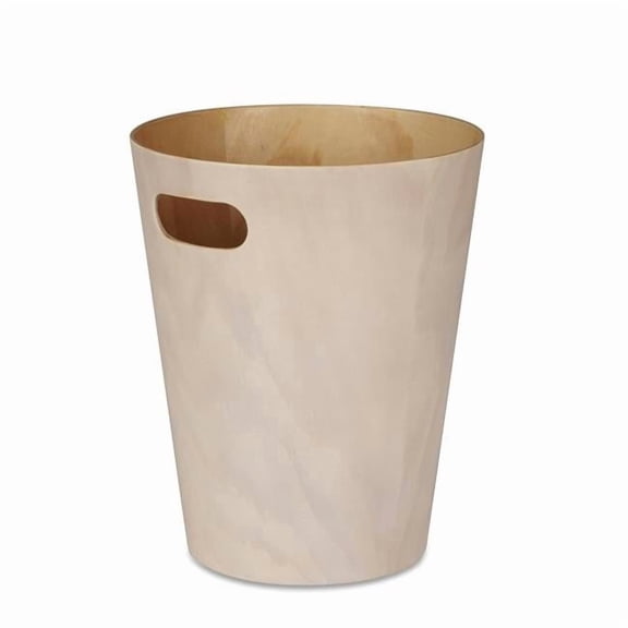 Woodrow Trash Can - White - 2 Gallon - Stylish Design with Integrated Handle