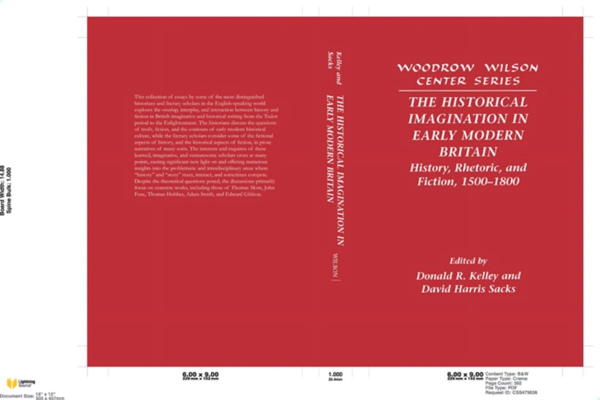 Woodrow Wilson Center Press The Historical Imagination in Early Modern ...