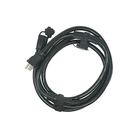 Woods 3130 Heavy Duty Outdoor Extension Cord, 3 Grounded Outlets Every Three Feet, 9-Foot 14- Gauge Extension Cord, 15-Amps, 125-Volts, 1875 Watts, Ideal For Powering Appliances And Decorative Lights