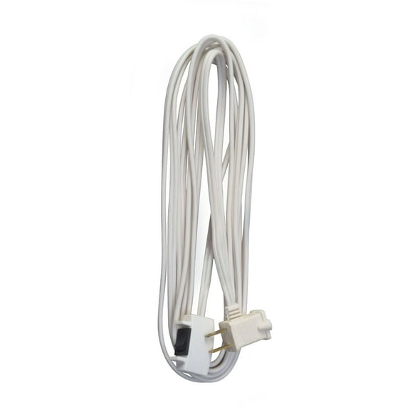 Woods 359W Indoor Extension Cord With Remote On/Off Switch (White 15 Ft)