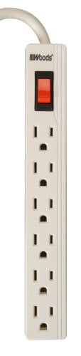 Woods 041350, 6 Outlet 1.5FT Power Strip