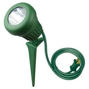 Woods 434 Green 3 Sjtw Cord Led Outdoor Garden Flood Light with Stake
