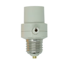 Woods 59405 Outdoor CFL LED Light Control Socket with Photocell, Grey