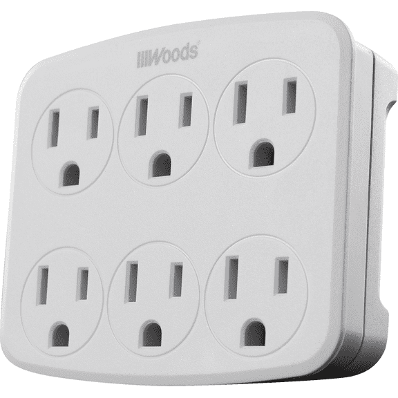 Woods 6-Outlet Tap - Pack of 2