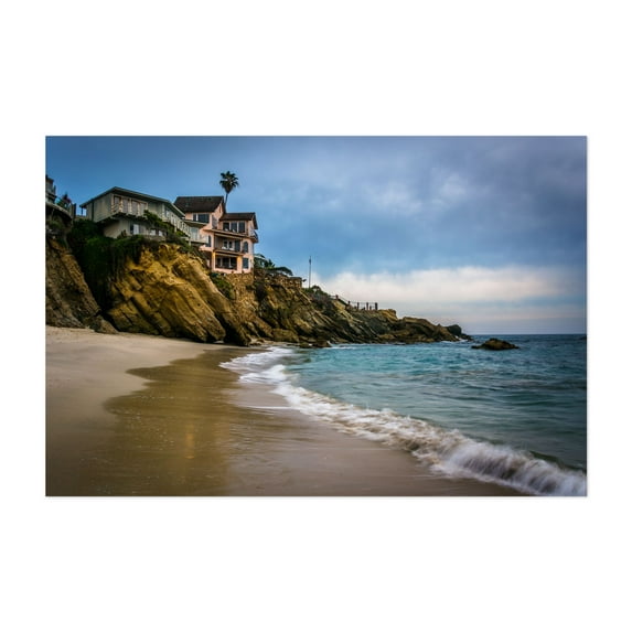Woods Cove - Laguna Beach California Photography Unframed Wall Art Print 5 x 7 inches