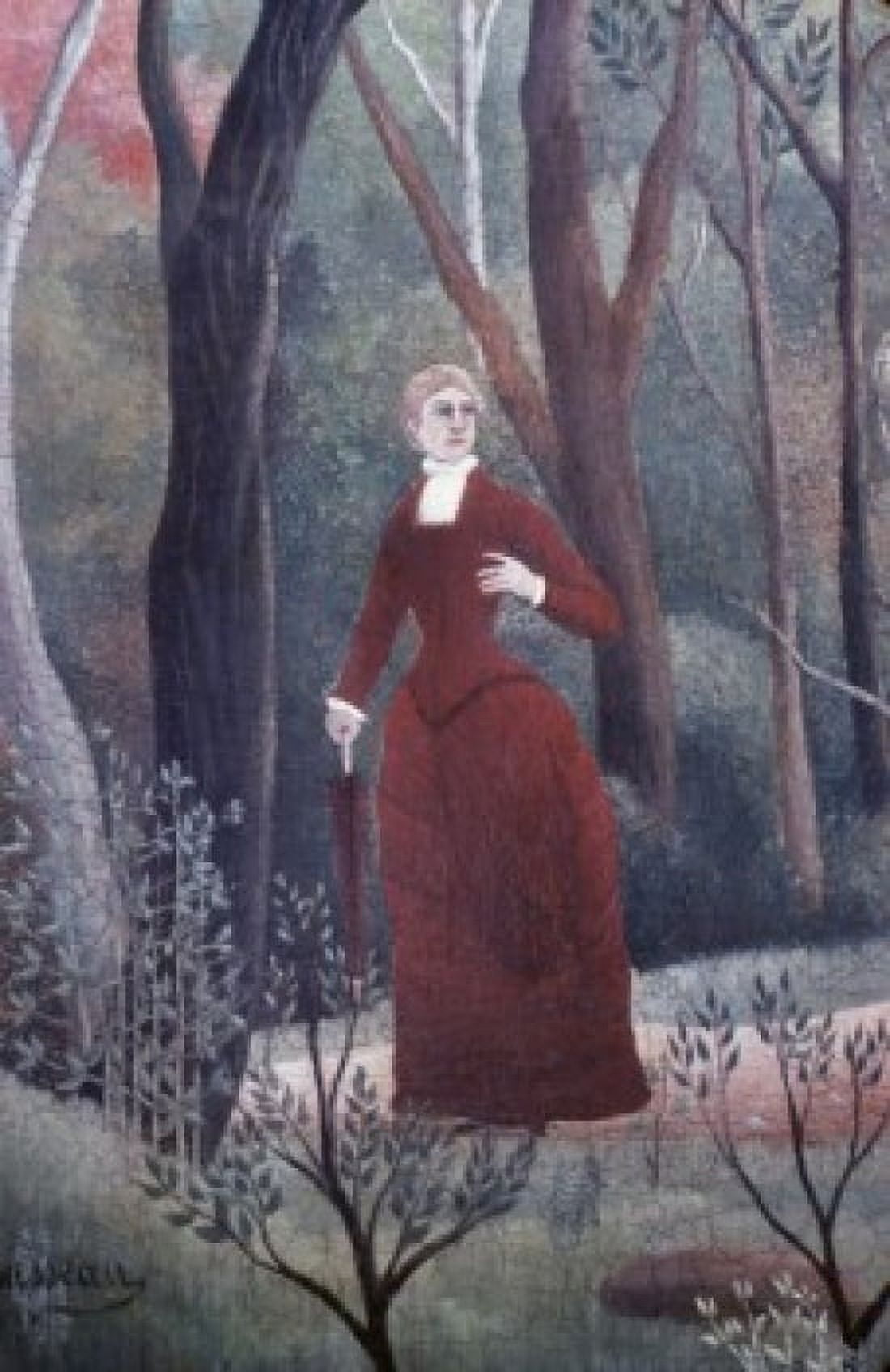 Woods Edge - Detail 20th C Henri Rousseau (1844-1910 French) Oil On Canvas Kunsthaus Zurich Switzerland Canvas Art - Henri Rousseau (24 x 36)
