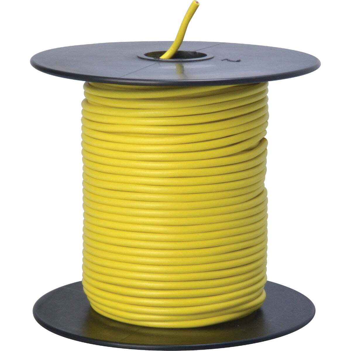 Coleman Cable 55843823 100 ft. 18 Gauge Primary Wire - Yellow Pack of 2 ...