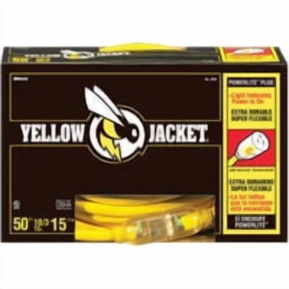 Woods Ind. Yellow Jacket 10/3 Contractor Grade Extension Cord - Pack of 10 Value Multipack