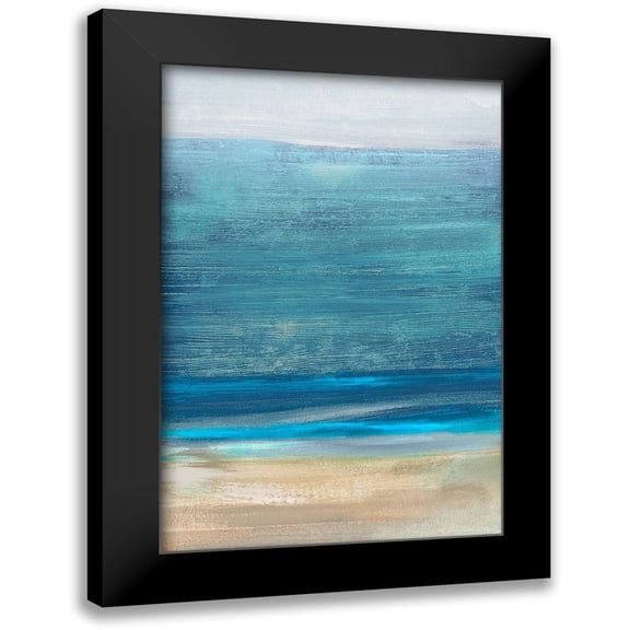 Woods, Maya 11x14 Black Modern Framed Museum Art Print Titled - Oceanview
