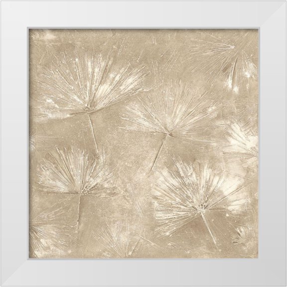 Woods, Maya 12x12 White Modern Wood Framed Museum Art Print Titled - Golden Fall Leaves I