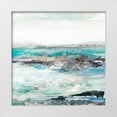 thumbnail image 1 of Woods, Maya 12x12 White Modern Wood Framed Museum Art Print Titled - Sea Foam I, 1 of 4