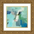 thumbnail image 1 of Woods, Maya 15x15 Gold Ornate Wood Framed with Double Matting Museum Art Print Titled - Cerulean I, 1 of 4