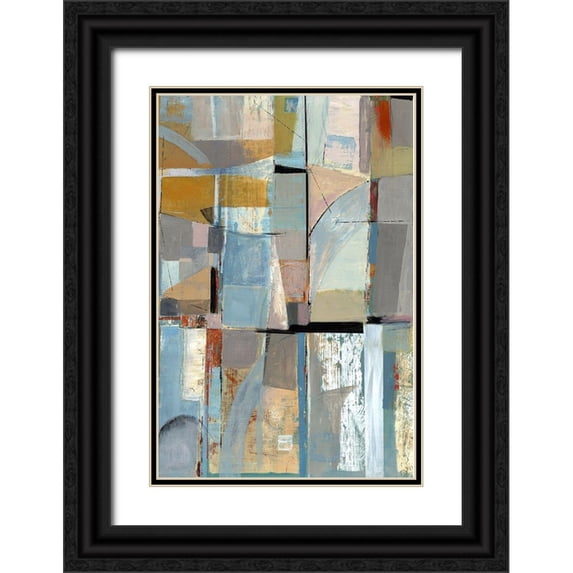 Woods, Maya 17x24 Black Ornate Wood Framed with Double Matting Museum Art Print Titled - Brilliant Clouds II