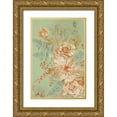 thumbnail image 1 of Woods, Maya 17x24 Gold Ornate Wood Framed with Double Matting Museum Art Print Titled - Garden Senses III, 1 of 4