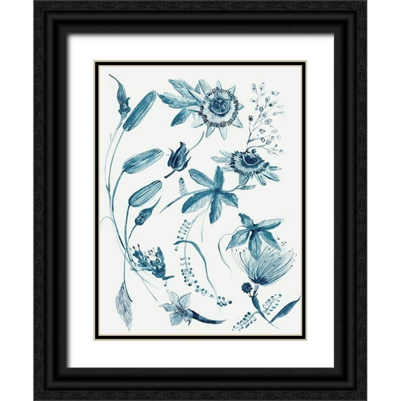 Woods, Maya 19x24 Black Ornate Wood Framed with Double Matting Museum Art Print Titled - Jacobeen I
