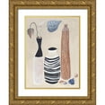 thumbnail image 1 of Woods, Maya 19x24 Gold Ornate Wood Framed with Double Matting Museum Art Print Titled - Summer Vase I, 1 of 4