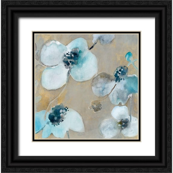 Woods, Maya 26x26 Black Ornate Wood Framed with Double Matting Museum Art Print Titled - Nesting I