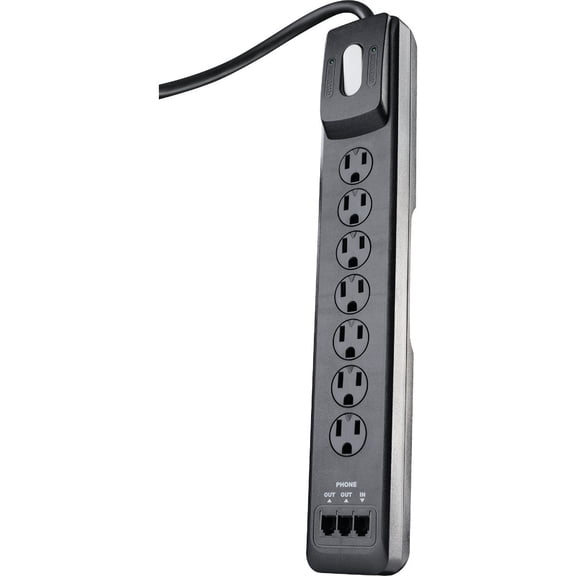 Woods Multi-Media Surge Protector Strip - Pack of 4