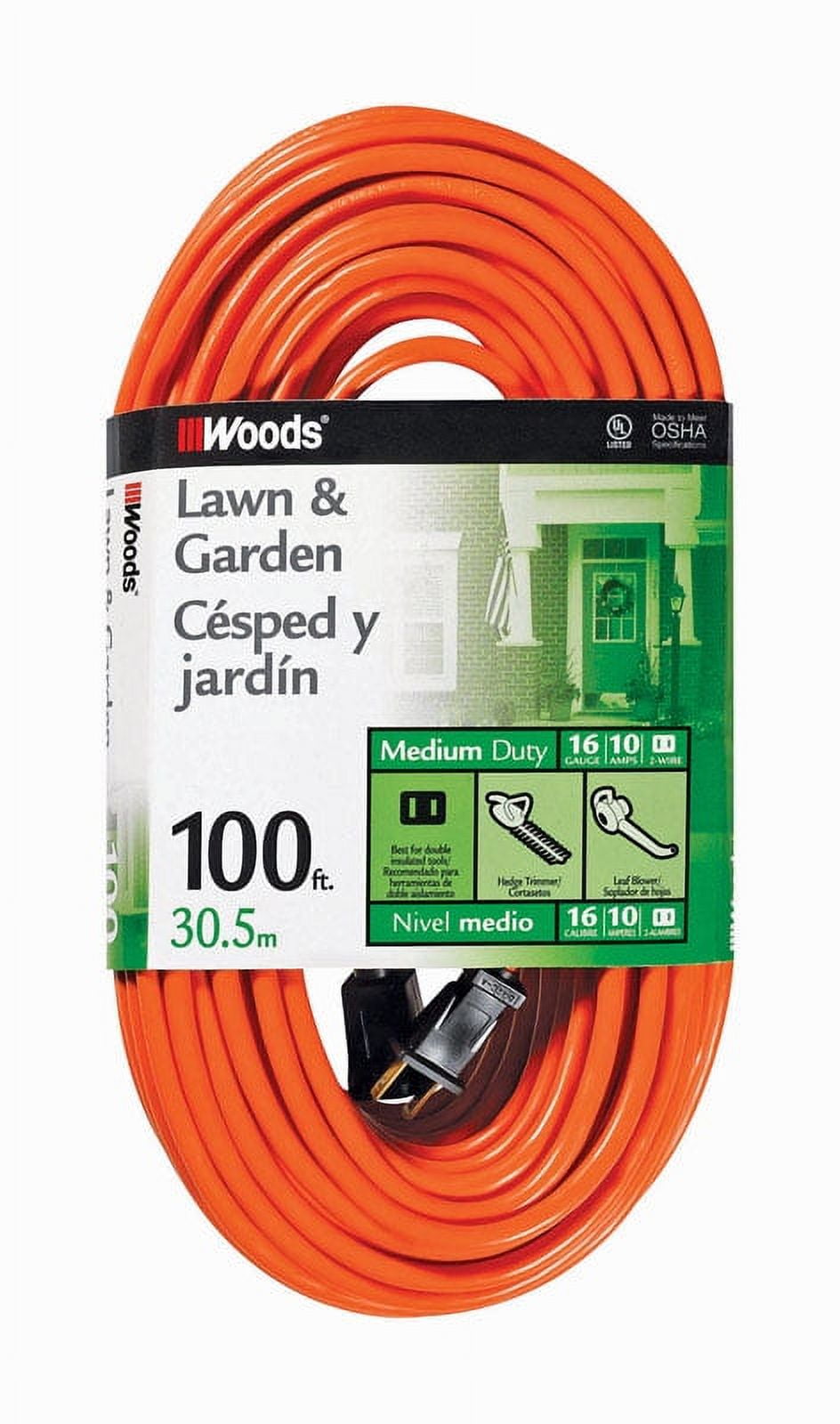 Complete Home Outdoor Extension Cord 40 ft Orange