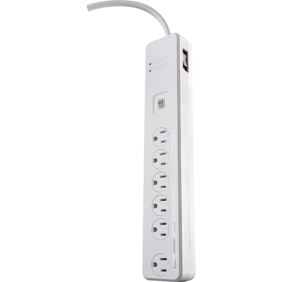 Woods Remote Control Surge Protector Strip - Pack of 2