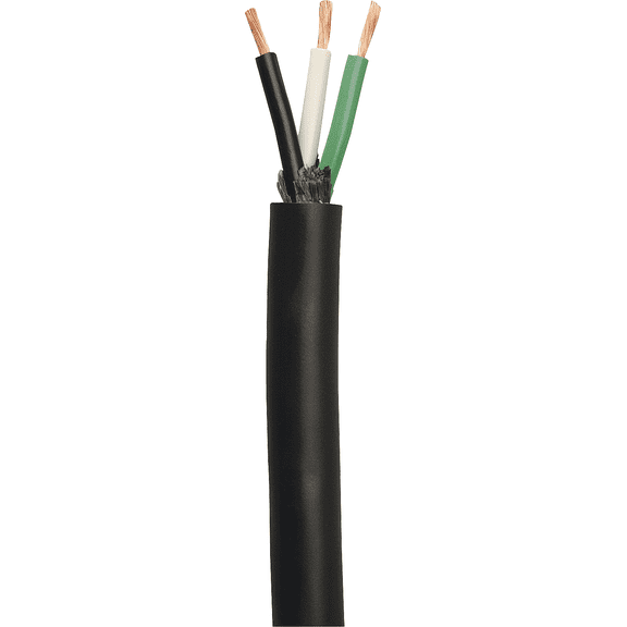 Woods Electrical - Woods Wire Seoprene Round Service Cord Electrical Wire - Pack of 2 Indoor & Outdoor Use, NEC-Compliant