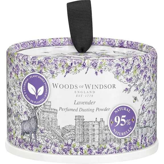 Woods of Windsor Lavender Perfumed Talcum Powder