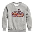 thumbnail image 1 of Woodstock - 1969 Pattern - Toddler & Youth Crewneck Fleece Sweatshirt, 1 of 5